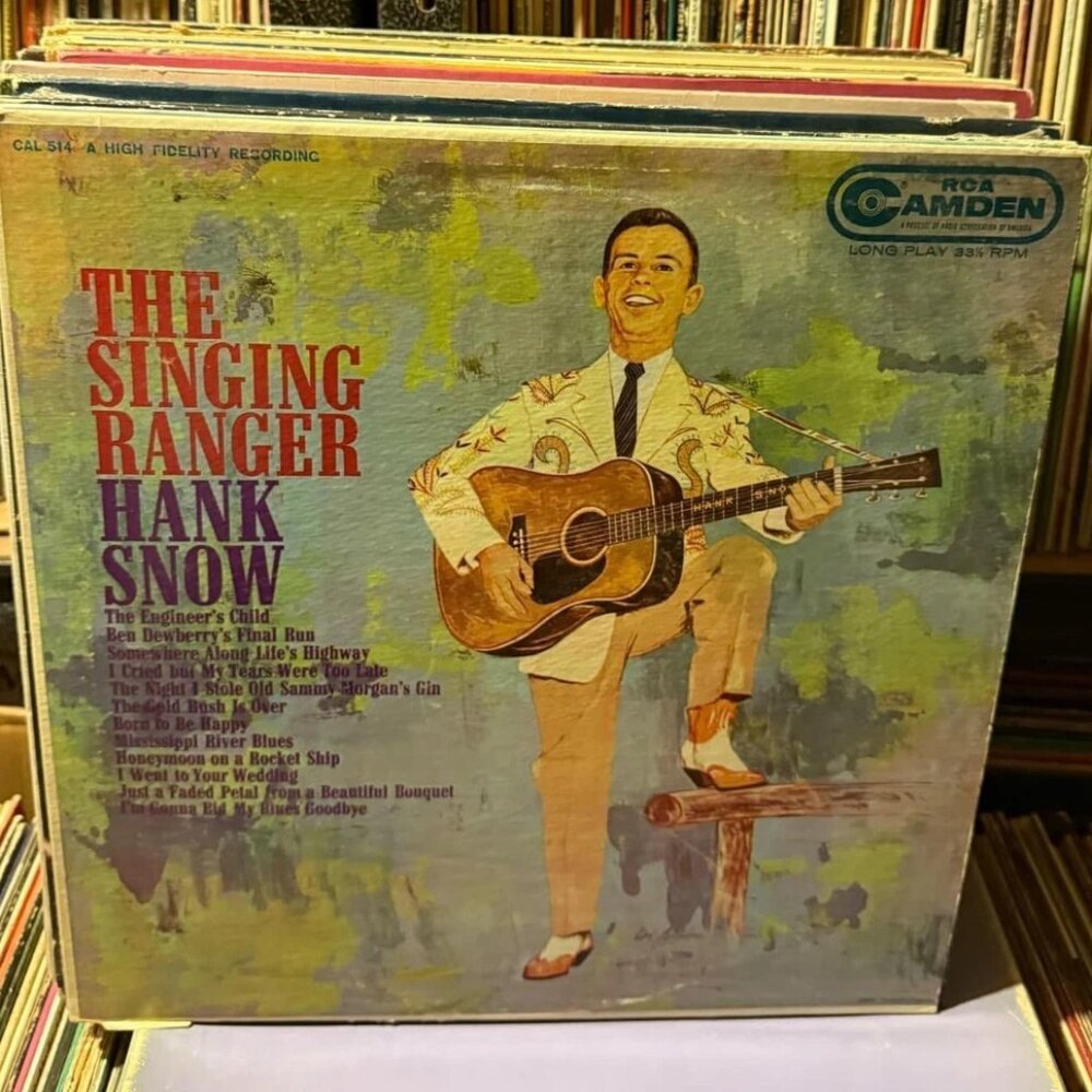 Hank Snow – The Singing Ranger Vintage 33rpm VG+ AB70